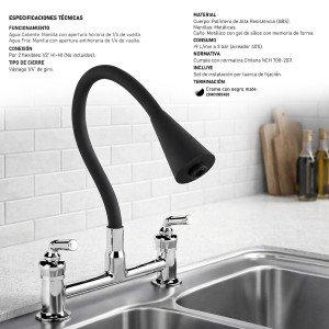 COMB PLUMBER LAVAPLATO HOUSTON FLEX DUO 20HO100340