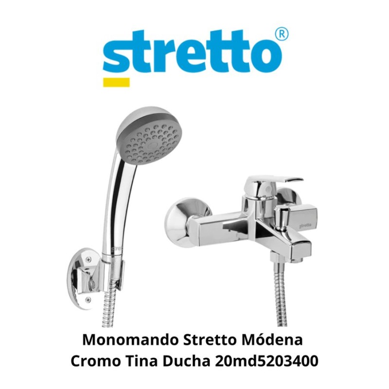 MONOMANDO STRETTO MODENA CROMO TINA DUCHA 20MD5203