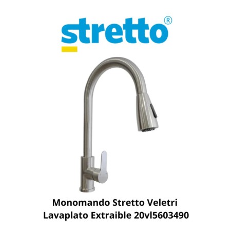 MONOMANDO STRETTO VELETRI LAVAPLATO EXTRAIBLE 20VL