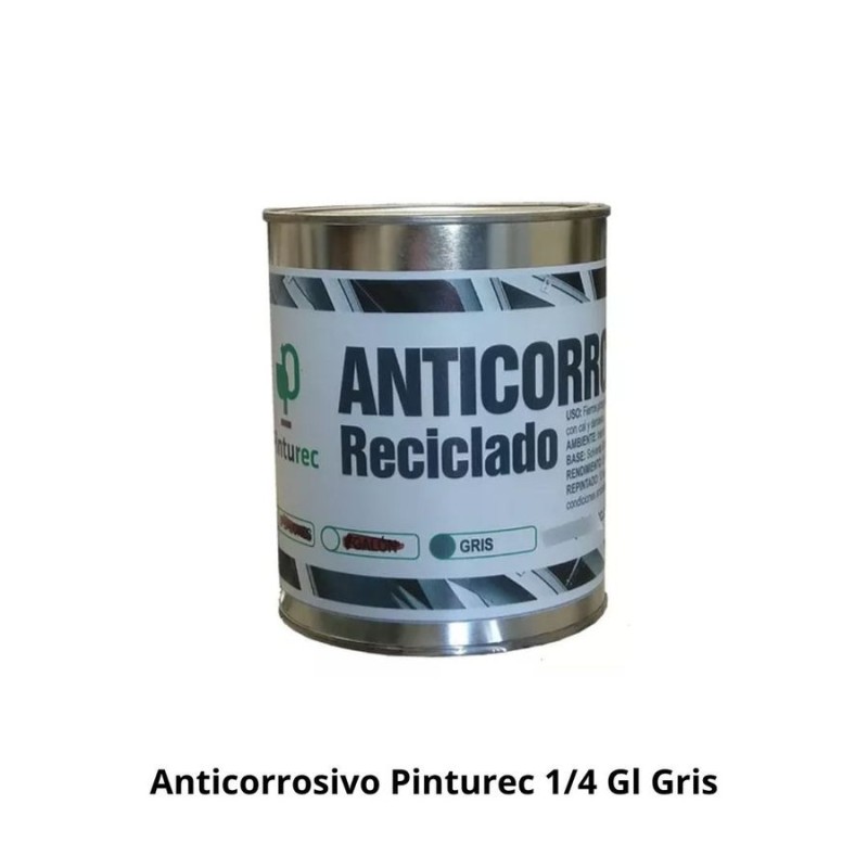 ANTICORROSIVO PINTUREC 1/4 GL GRIS