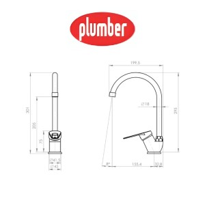 MONOMANDO PLUMBER CINCINATI LAVAPLATO VER 20CI5603
