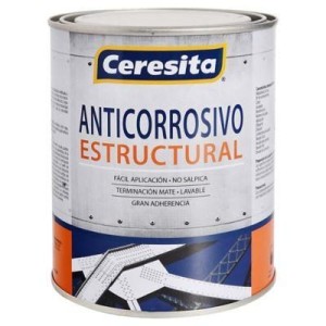 ANTICORROSIVO CERESITA ESTRUCTURAL 1/4 GL NEGRO