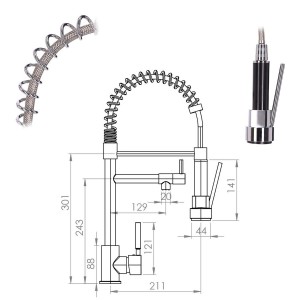 MONOMANDO PLUMBER BANGOR CROMO LAVAPLAT20BN5603000