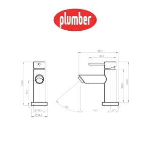 MONOMANDO PLUMBER OREGON LAVATORIO 200G5003400
