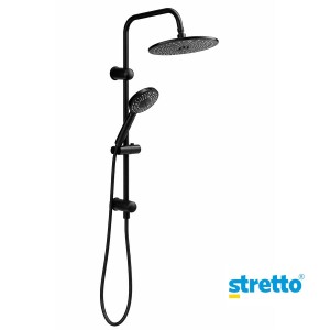 COLUMNA DE DUCHA STRETTO RIMINI NEGRO 21ST4000210