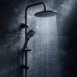 COLUMNA DE DUCHA STRETTO RIMINI NEGRO 21ST4000210