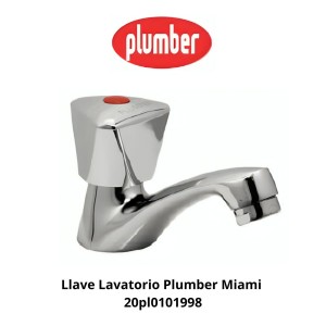 LLAVE LAVATORIO PLUMBER MIAMI 20PL0101998
