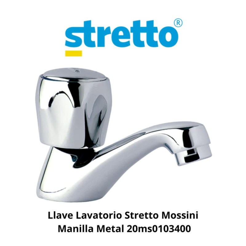 LLAVE LAVATORIO STRETTO MOSSINI TEVERE 20MS0101400