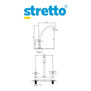 COMB STRETTO LAVAPLATO MOSSINI METAL8" 20MS1001400