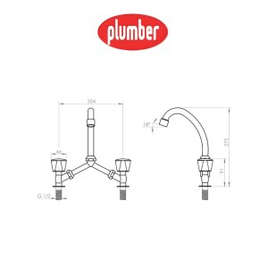 COMB PLUMBER LAVAPLATOS LINEA TIPO V COD20PL150300