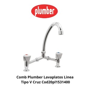 COMB PLUMBER LAVAPLATOS LINEA TIPO V CRUZ COD20PL1