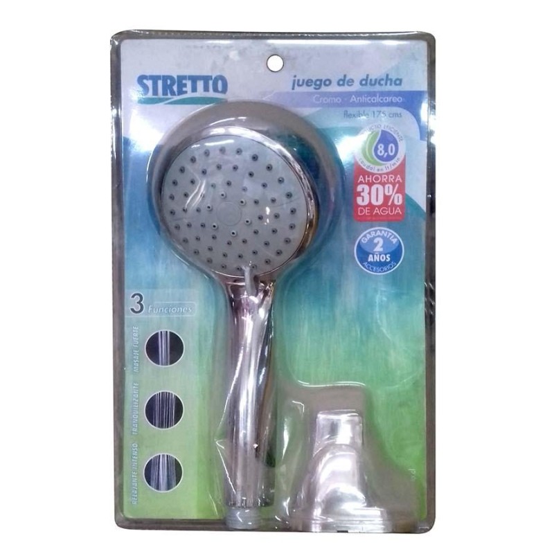 DUCHA TELEFONO STRETTO 3 FUNCIONES 175 MT DORA