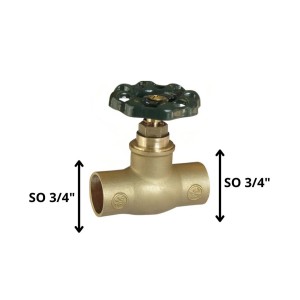 LLAVE PASO ECONOMIC SO 3/4"