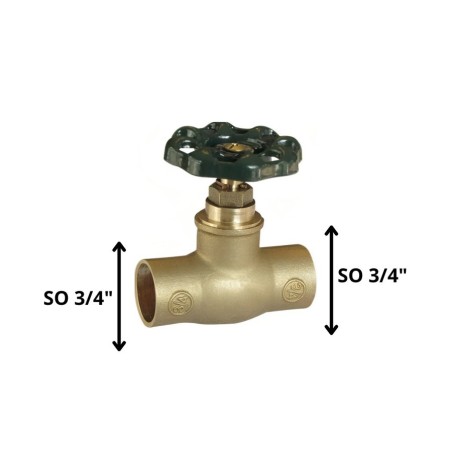 LLAVE PASO ECONOMIC SO 3/4"