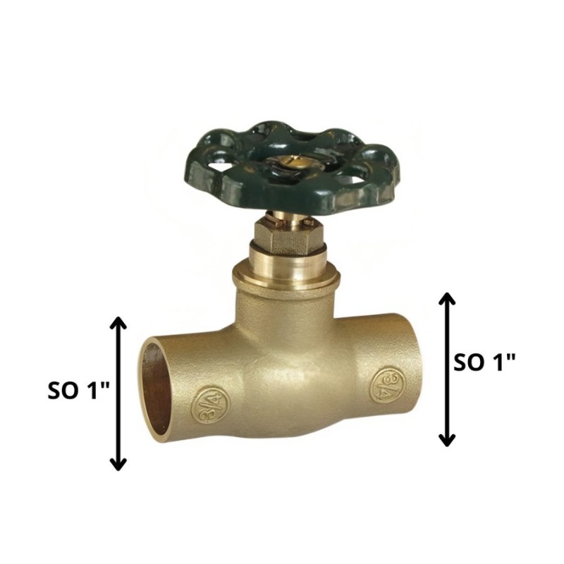 LLAVE PASO COMPACTA SO 1"