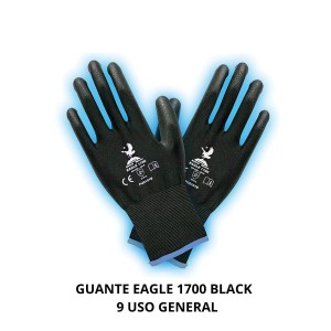 GUANTE EAGLE 1700 BLACK 9 USO GENERAL
