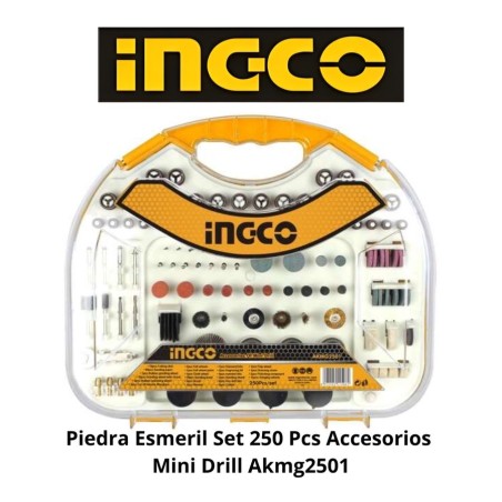 PIEDRA ESMERIL SET 250 PCS ACCESORIOS MINI DRILL A