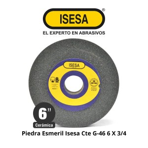 PIEDRA ESMERIL ISESA CTE G-46 6 X 3/4