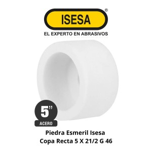 PIEDRA ESMERIL ISESA COPA RECTA 5 X 21/2 G 46