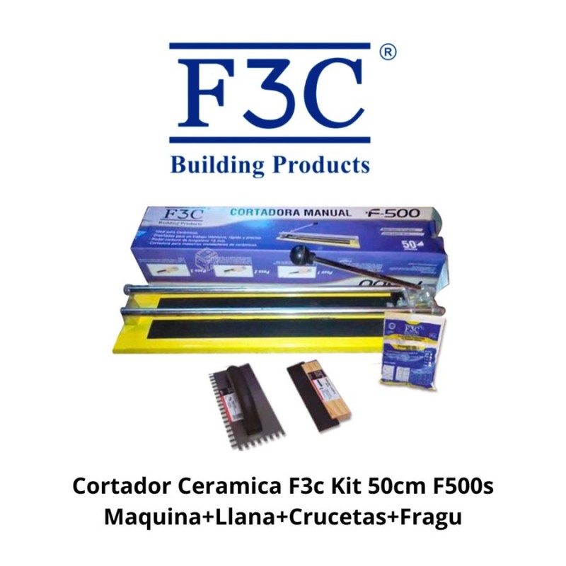 CORTADOR CERAMICA F3C KIT 50CM F500S MAQUINA+LLANA