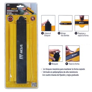 COPIADOR DE CONTORNO HELA TEK 25 CM RETENCION BLOQ