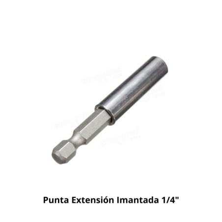 PUNTA EXTENSION IMANTADA 1/4" (6.35 MM)