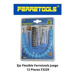Eje Flexible Ferretools Juego 12 Piezas F3229 - Socodima.cl