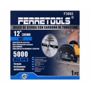 DISCO FERRETOOLS SIERRA MADERA305X40D F3692