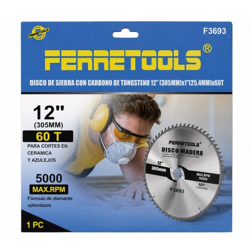 DISCO FERRETOOLS SIERRA MADERA305X60D F3693