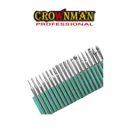 Juego De Accesorios Crowman Para Dremel 20 Pz Cm-a - Socodima.cl
