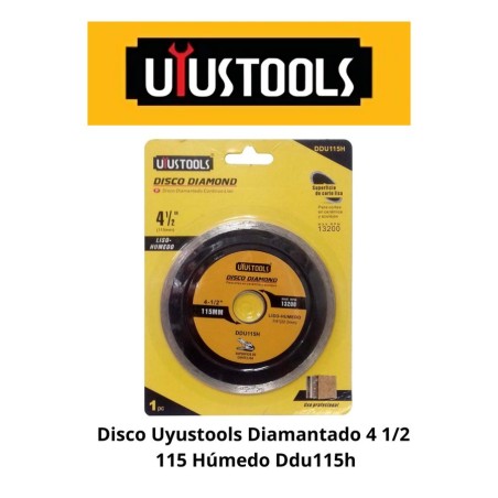 DISCO UYUSTOOLS DIAMANTADO 4 1/2 HUMEDO DDU115H