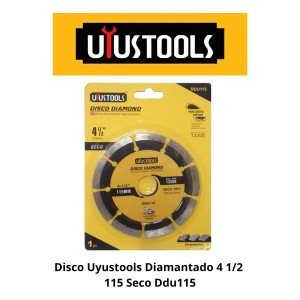 DISCO UYUSTOOLS DIAMANTADO 4 1/2 115 SECO DDU115