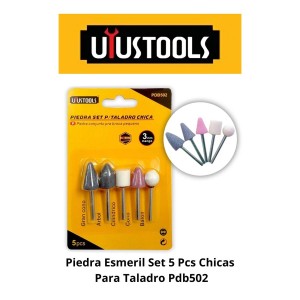PIEDRA ESMERIL SET 5 PCS CHICAS PARA TALADRO PDB50