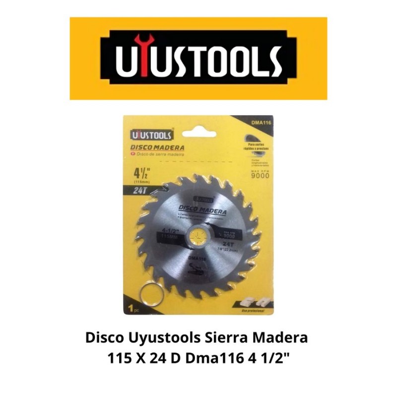 DISCO UYUSTOOLS SIERRA MADERA 115 X 24 D DMA116 4