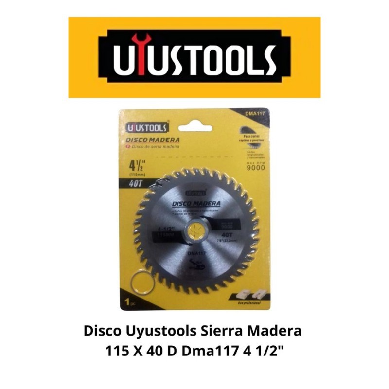 DISCO UYUSTOOLS SIERRA MADERA 115 X 40 D DMA117 4
