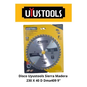 DISCO UYUSTOOLS SIERRA MADERA 230 X 40 D DMA409 9"