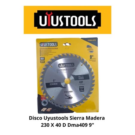 DISCO UYUSTOOLS SIERRA MADERA 230 X 40 D DMA409 9"