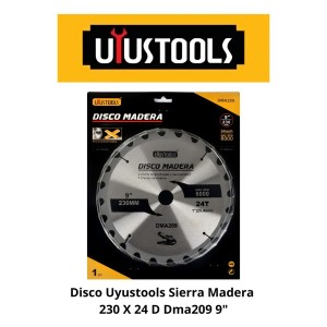 DISCO UYUS/FERR SIERRA MADERA 230 X 24 D DMA209 9"