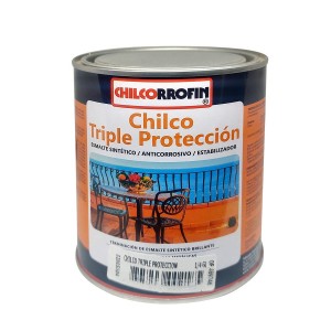 ESMALTE+ANTICORROSIVO+ESTABI CHILCO 1/4 GL 1 LT NE