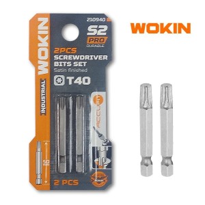 PUNTA ATORNILLADOR WOKIN TORX 50MM T40 2 PCS