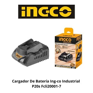 CARGADOR DE BATERIA INGCO INDUST P20S FCLI2001