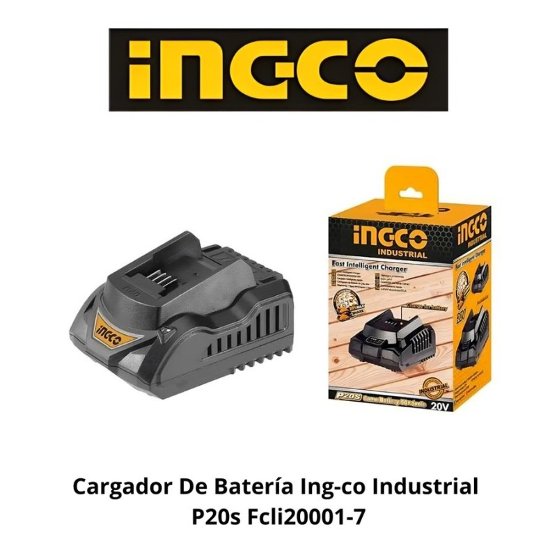 CARGADOR DE BATERIA INGCO INDUST P20S FCLI2001