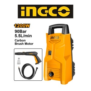 HIDROLAVADORA INGCO ELECTRICA 1200 W 90 BAR SS HP