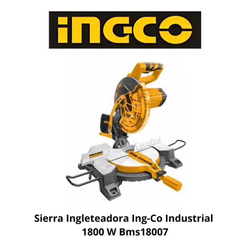 SIERRA INGLETEADORA INGCO INDUSTRIAL 1800 W BMS18