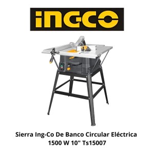SIERRA INGCO DE BANCO CIRCULAR ELECTRICA 1500 W 1