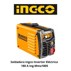 SOLDADORA INGCO INVERTER ELECTRICA 180 A ING-MMA18