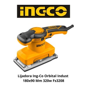 LIJADORA INGCO ORBITAL INDUST 180X90 MM 320W FS32
