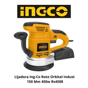 LIJADORA INGCO ROTO ORBITAL INDUST 150 MM 450W RS