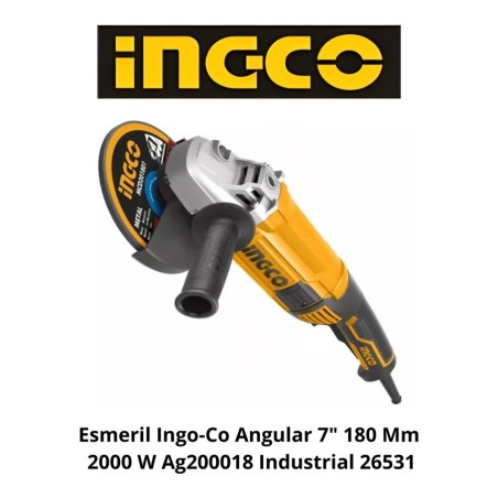 ESMERIL INGO-CO ANGULAR 7" 180 MM 2000 W AG200018