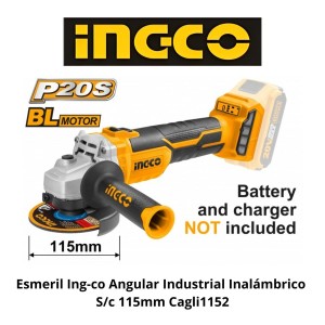 ESMERIL INGCO ANGULAR INDUSTRIAL INA S/C 115MM CA